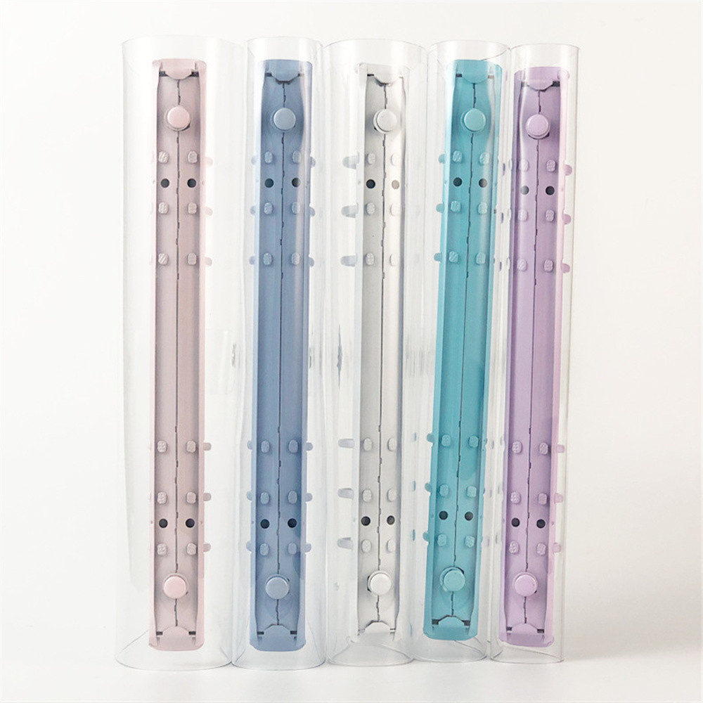 A5 A6 Transparent PVC Loose-Leaf Notebook Cover Refillable Paper PVC ...