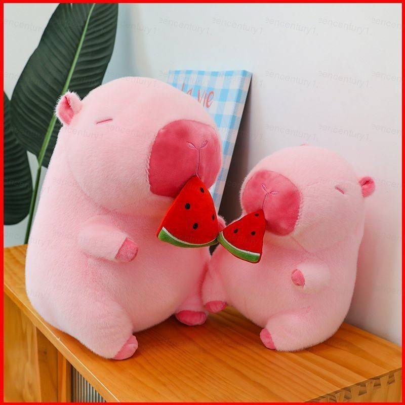 YS Cute Pink Capybara Plush Dolls Gift For Girls Summer Stuffed Toys ...
