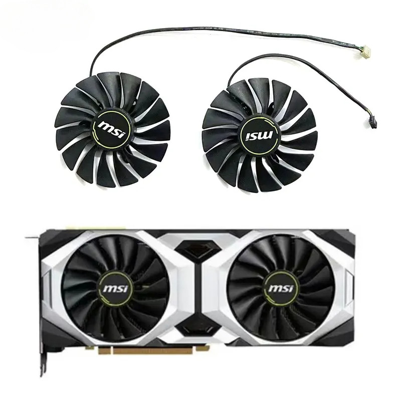Brand new 87MM 4PIN PLA09215B12H RTX2080 200TI GPU fan for MSI GeForce ...