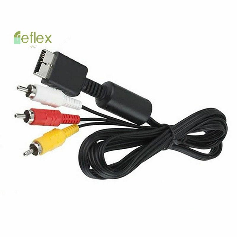 Reflex Arc Multi Out AV Cord Video/Audio Cable 3 RCA Flat For ...