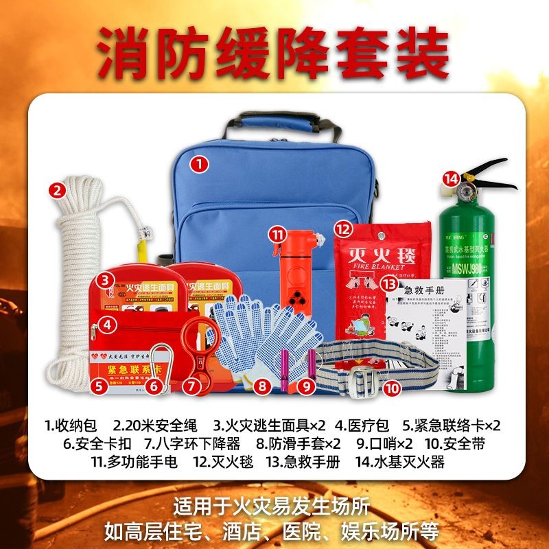 Earthquake Emergency Rescue Kit Civil Defense First Aid Kit Disaster ...