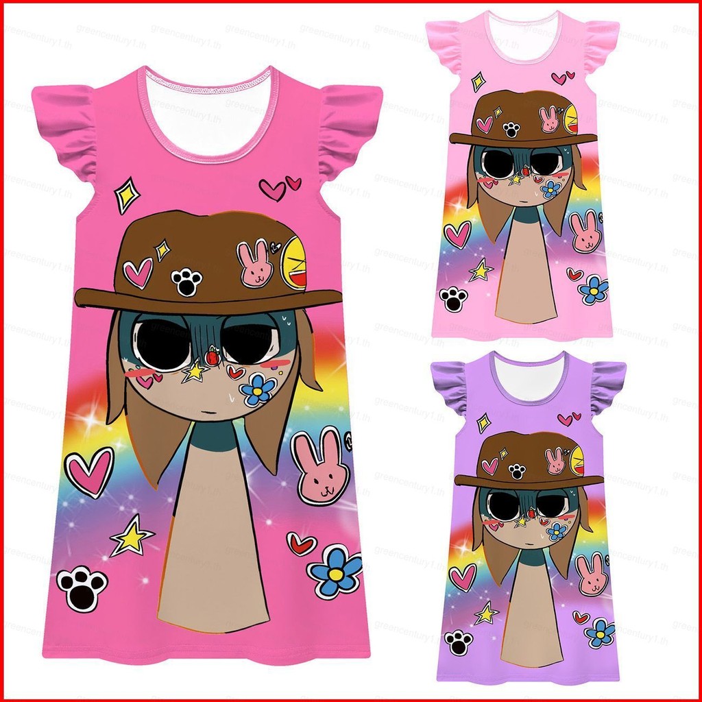 GRE Incredibox Sprunki Plush cartoon cute dress cosplay colth for kids ...