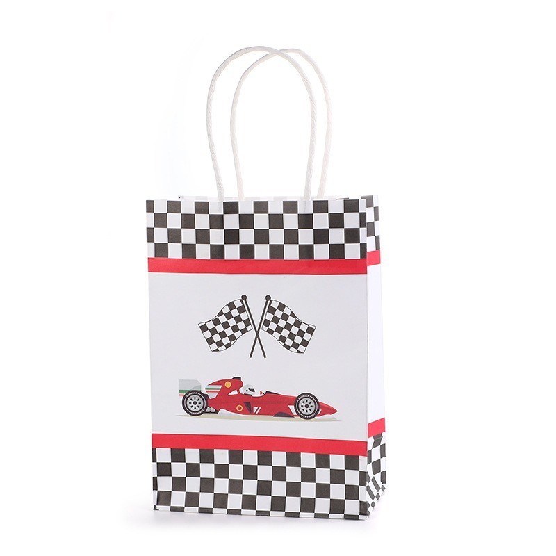 24 Stück Hot Car Geburtstagstüten – Party‑Goodie‑Bags Mit Auto‑Motiv, 21x15x8 Cm