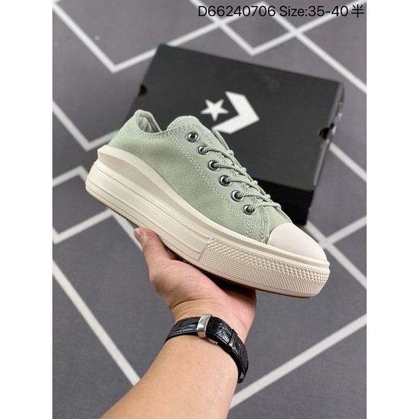 CONVER All Star Move Thick Sole Elevated Canvas Shoes Men's and Women's ...
