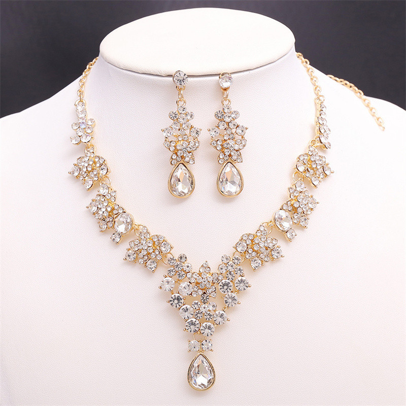 1950s Diamanté Parure: Choker Necklace Earclips For Sale At - Foto 12