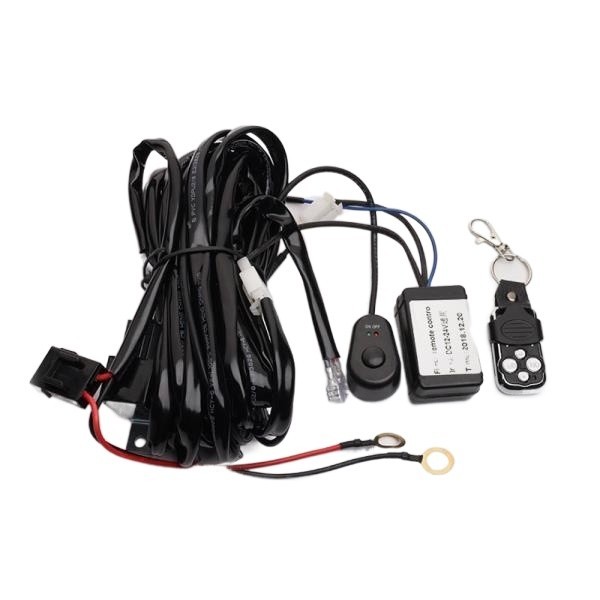 Car led strip spotlight flashing line group 12v24V line wireless remote