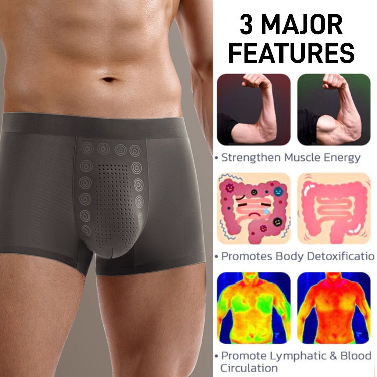 【HOT SALE】Men's Massage Therapy Underwear Quickdrying