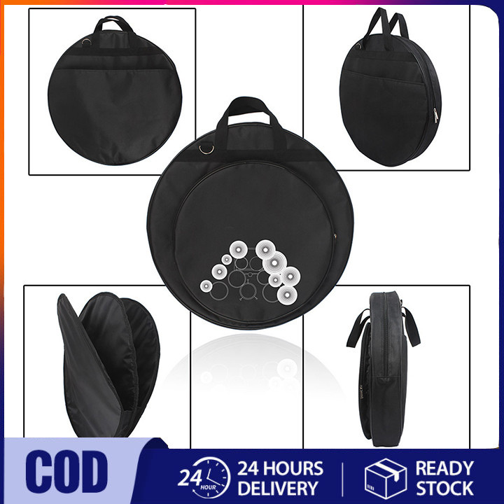 GG+21 inch Three Pockets Cymbal Bag Backpack with Removable Divider ...