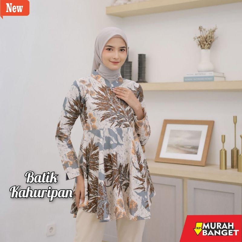 Women's Batik Blouse - Heritage Blossom