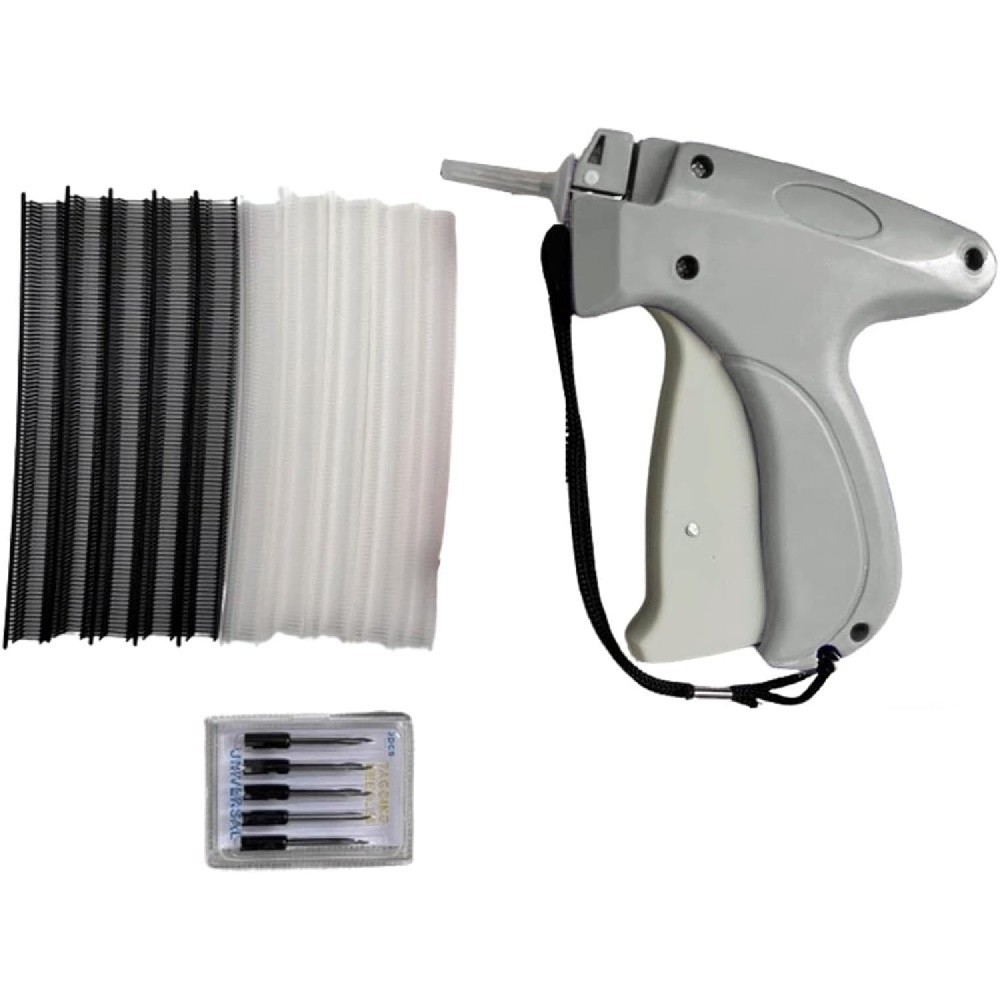 Pistola Cuci Vestiti Portatile: Ripara Strappi In 3 Secondi! Kit Micro Stitch Con 500 Fix (Bianchi E Neri)