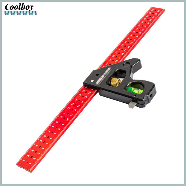 CB Combination Square, Woodworking Scriber Square Ruler, Aluminum Alloy ...