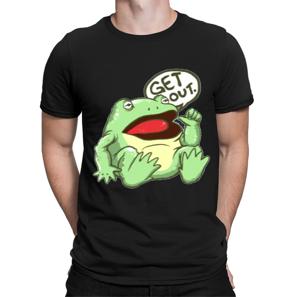 Get Out Something Awful Frog Funny Sarcastic Meme Joke Mens Mens T ...