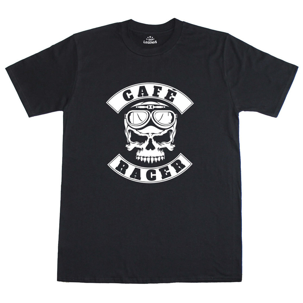 Cafe Racer Mens T-Shirt Biker Motorcycle Busy Bee Café And The Ace Café ...