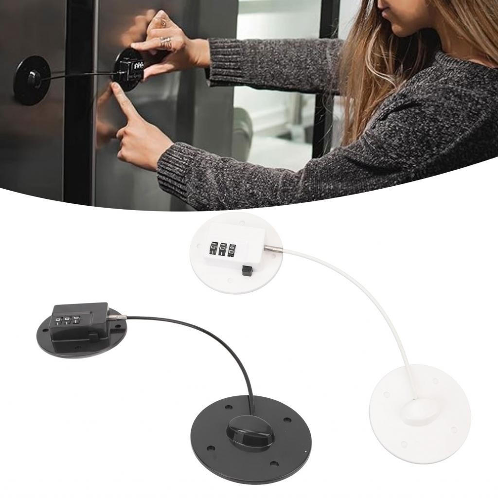 Rubycode Keyless Refrigerator Lock High Strength ABS Safe and Durable