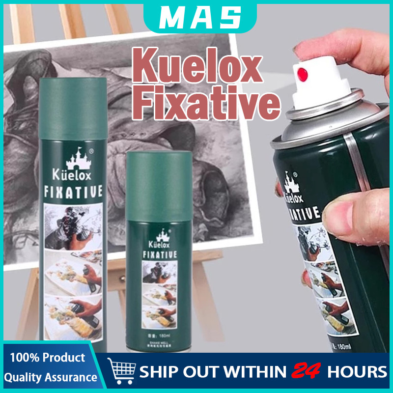 MAS 300ml Fixative Spray For Drawing Spray Sketching Gouache Spray ...