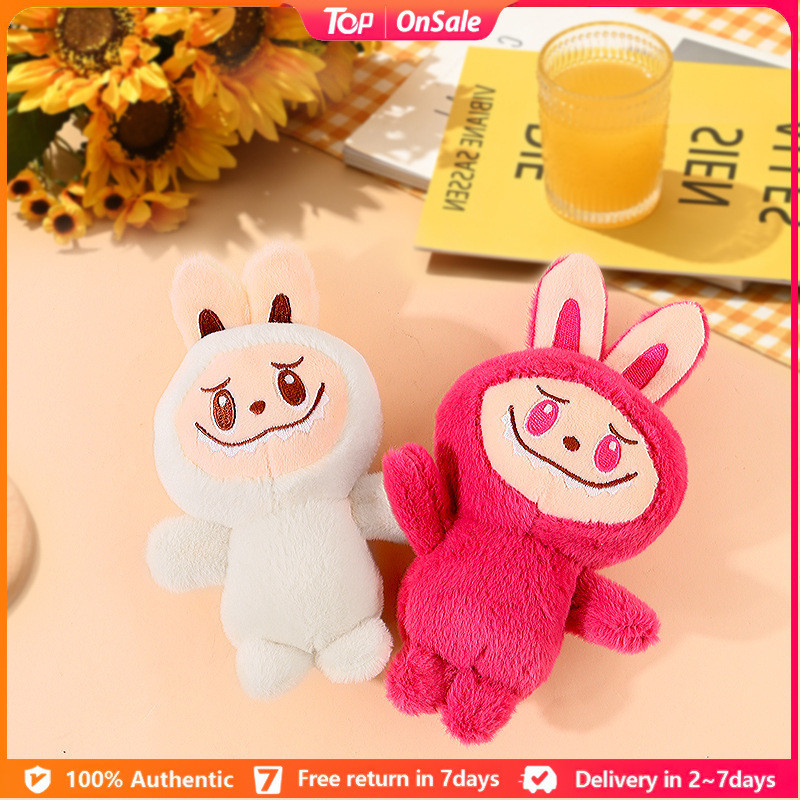 Labubu Doll Plush Keychain Labubu Backpack Charm Plush Doll Keychain ...