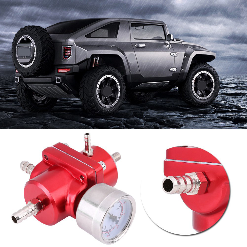 Universal Fuel Pressure Regulator Gauge Kit 0-140 PSI - Foto 9