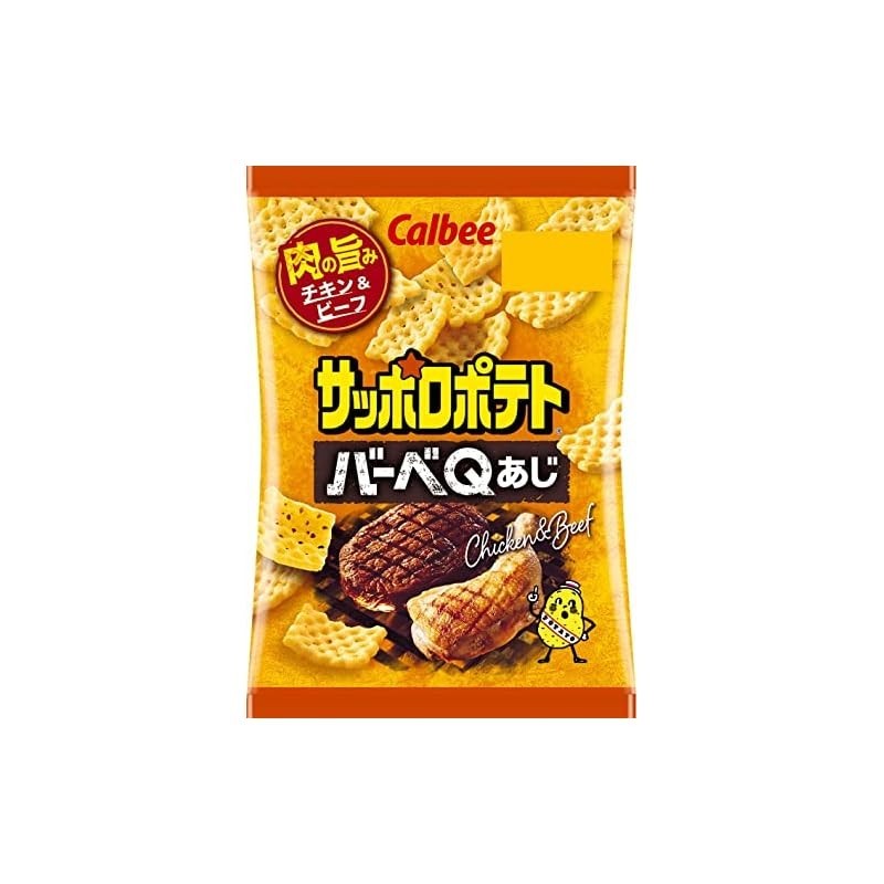 Calbee Sapporo Potato Barbeque Aji 24g x 24 bags | Shopee Philippines