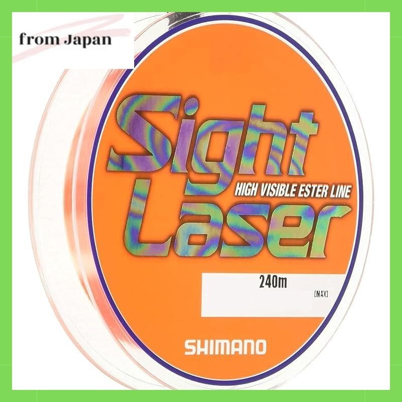 Shimano (SHIMANO) Line Sight Laser EX Ester 240m 0.2 No. Sight Orange ...