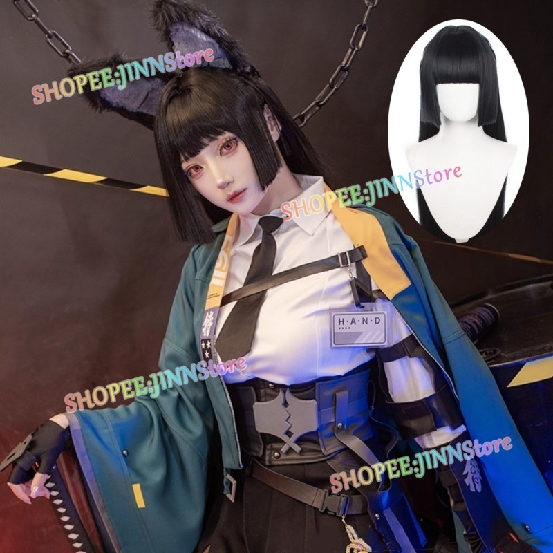 - JINN - ZENLESS ZONE ZERO Game Cosplay Costume Wig HOSHIMI MIYABI ...