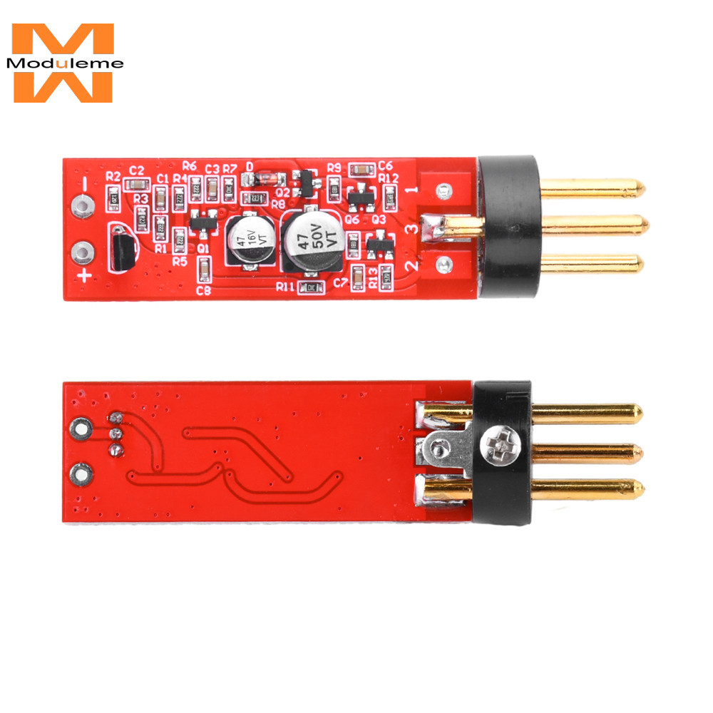 Large diaphragm condenser microphone recording amplifier module 48V