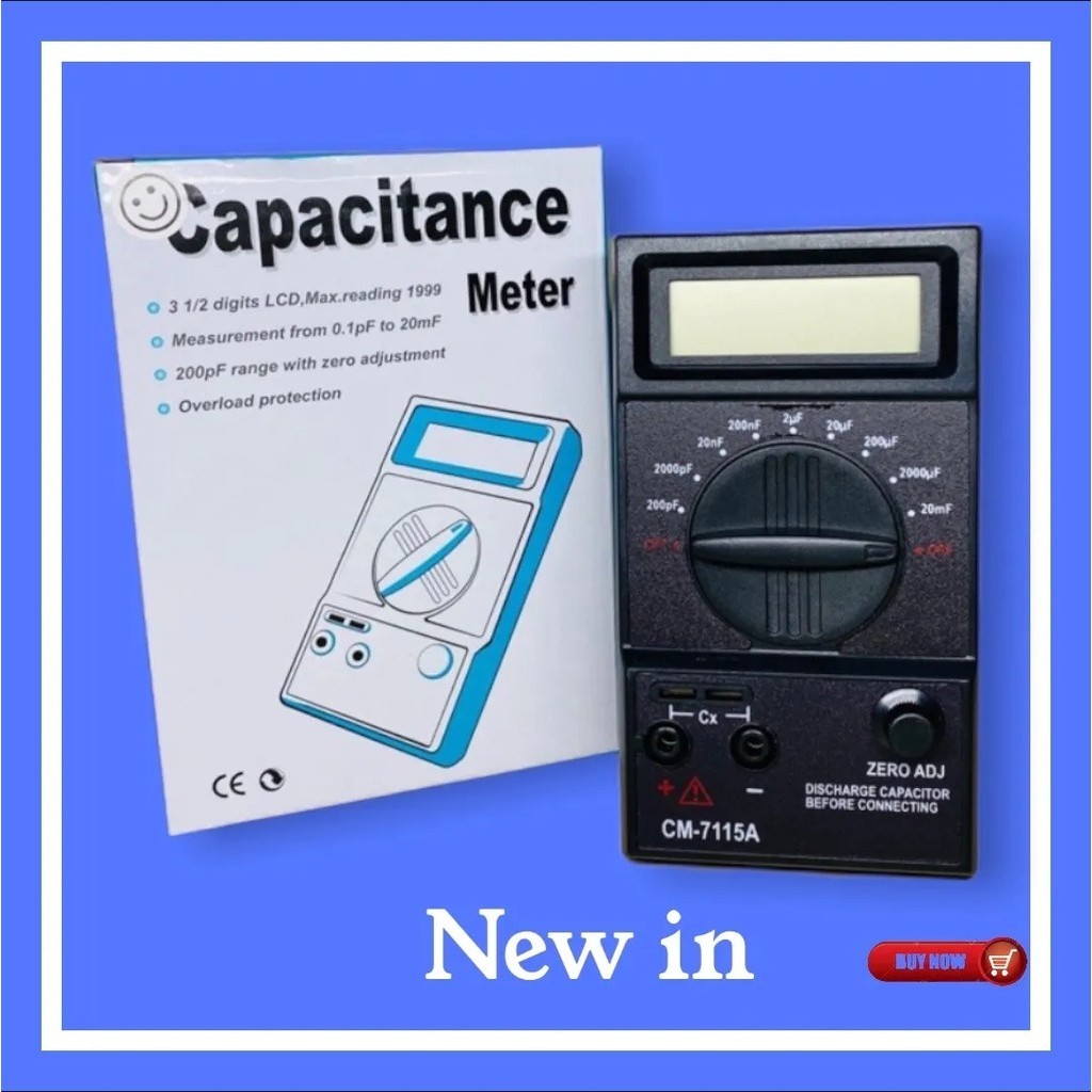 GG+Capacitance Meter (Model: CM7115A) | Shopee Philippines
