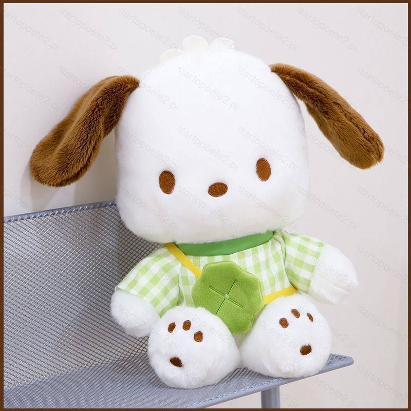 Pochacco Keychain Kawaii Sanrio Bow Knot Pochacco Plush Toy Dolls ...