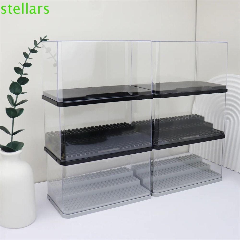 STELLARSYNC Building Blocks Display Box, 3 Steps Transparent Car Model ...