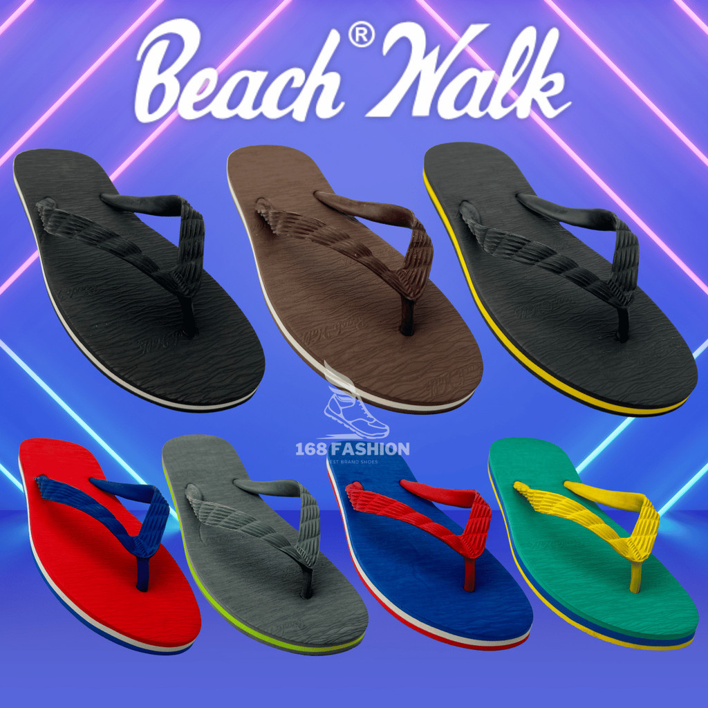 BEACHWALK ORIGINAL Multi Color Slippers Flip Flop Shopee Philippines