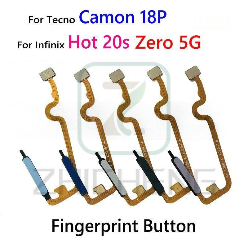 For Tecno Camon 18P Infinix Hot 20s Zero 5G CH7 X6827 Home Button ...
