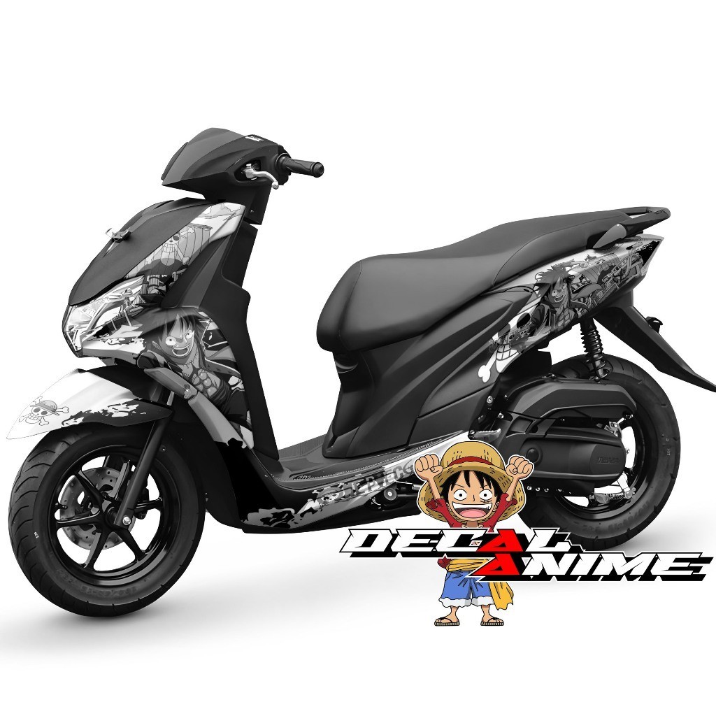 PUTIH HITAM Freego sticker Decal Full body sticker Freego 2018-2022 ...