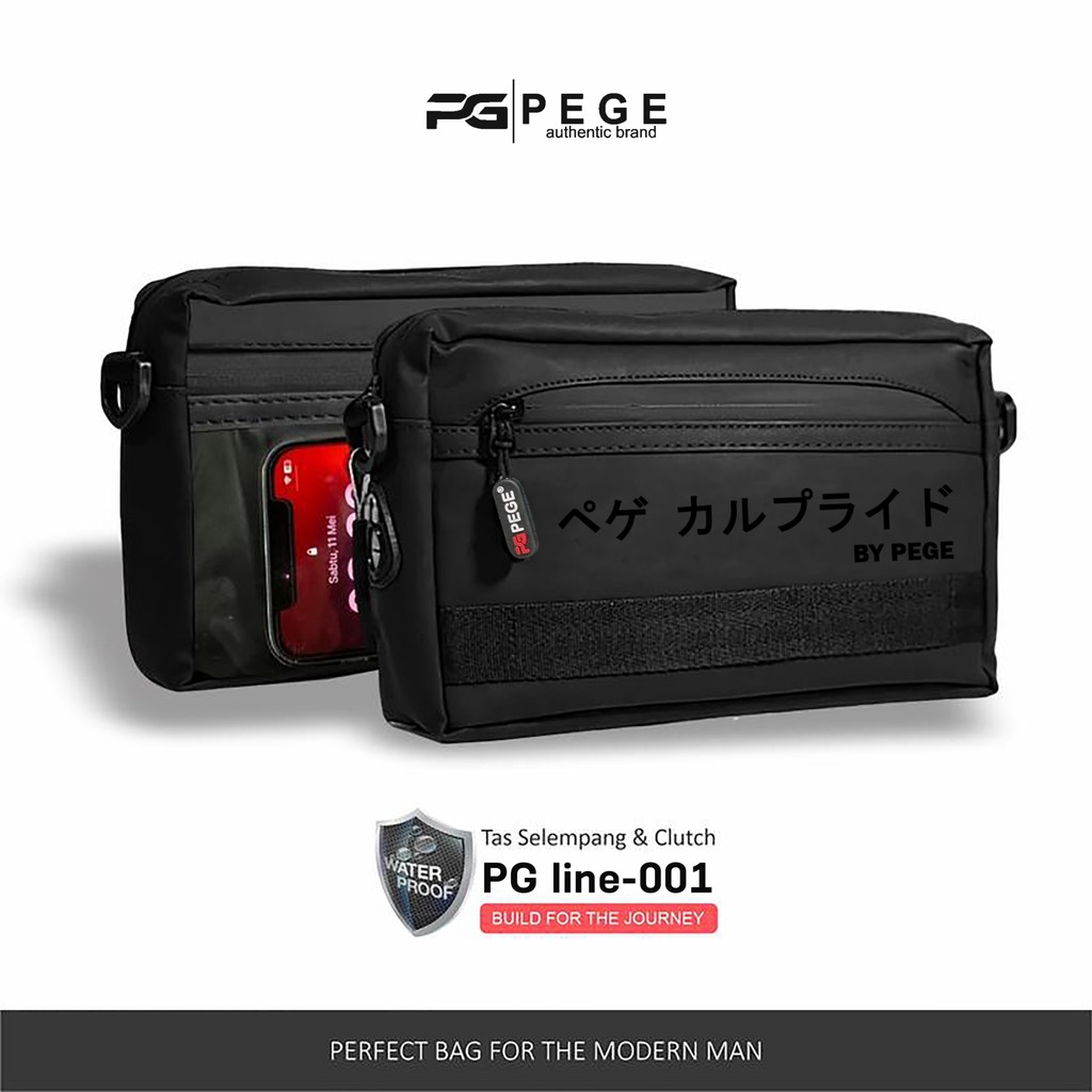 PEGE PG Line-9061 Premium Waterproof Sling & Clutch Bag - Original ...