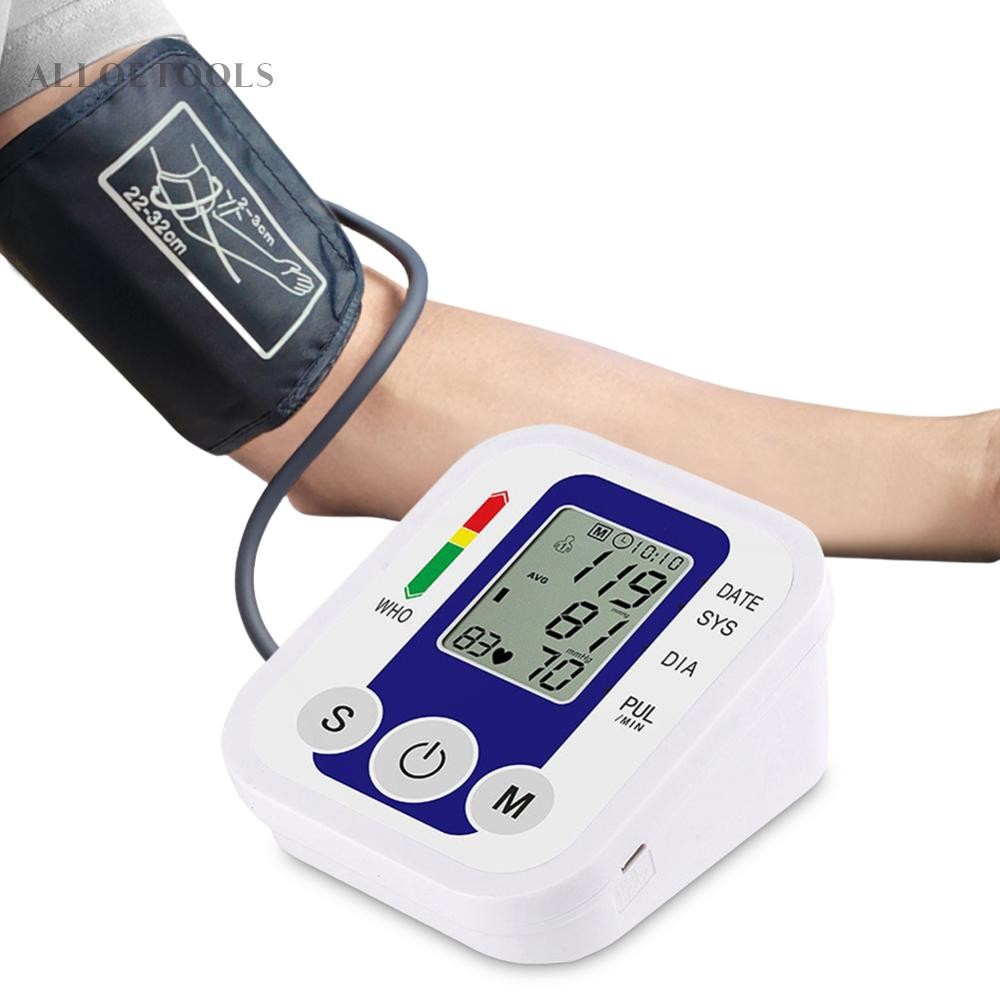 Smart Automatic Blood Pressure Monitor Upper Arm Digital BP Machine ...