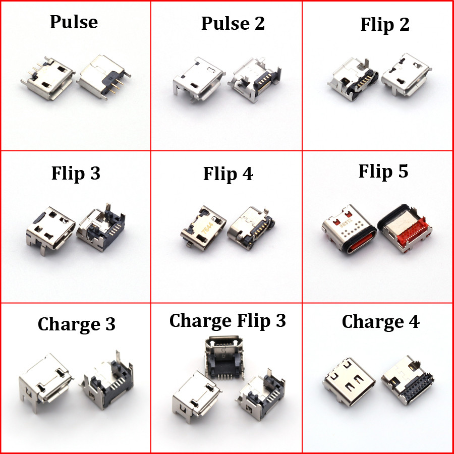 1X Type B USB Charging Connector Port For JBL Charge 3 4/Flip 5 4 3 2 ...