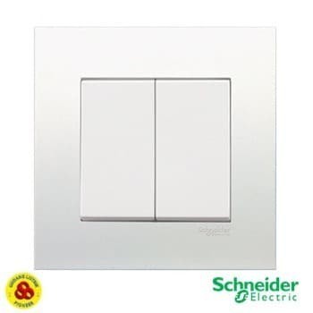 Schneider SWITCH 2G VIVACE SERIES KB32_1 WE 2 GANG 1 WAY DOUBLE ...