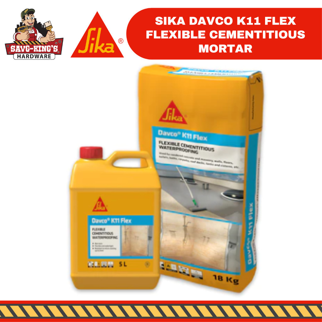 SIKA DAVCO K11 FLEX CEMENTITIOUS MORTAR 23KG | Shopee Philippines