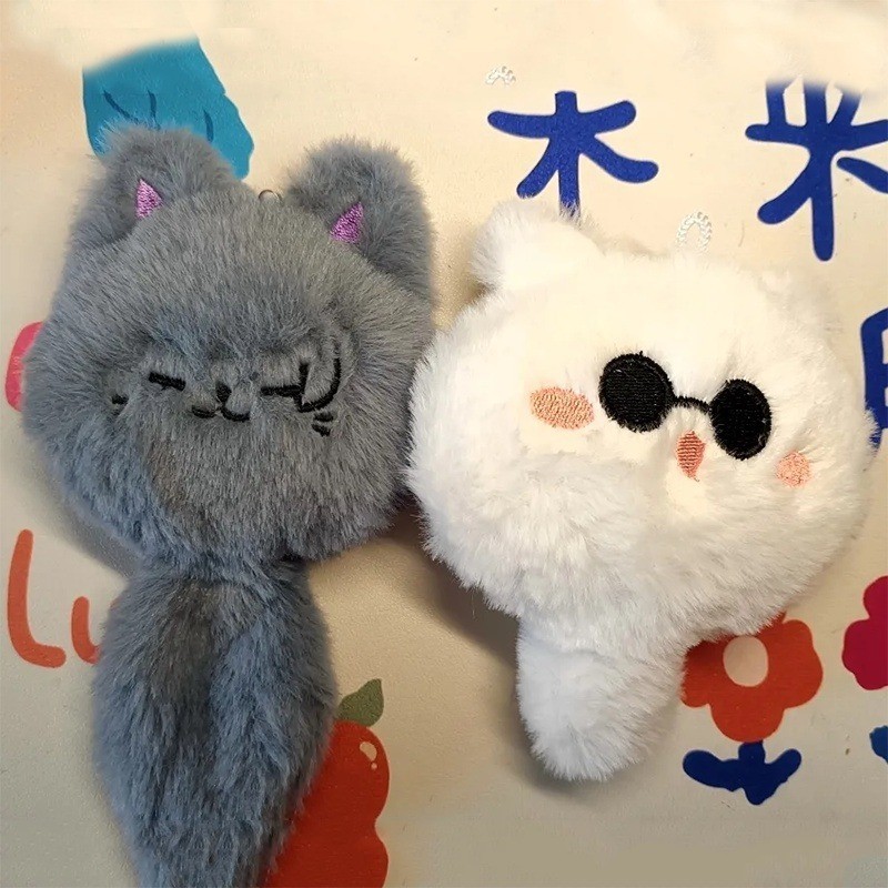 Anime Jujutsu Kaisen Geto Suguru Gojo Satoru Cat Plush Dolls Keychain ...