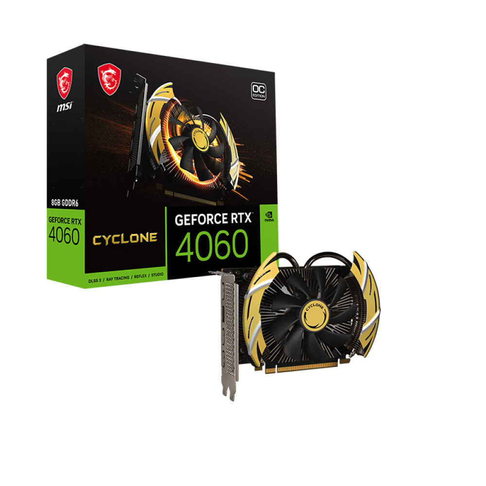 MSI GeForce RTX 4060 Cyclone 8G Esports Game Design Independent ...