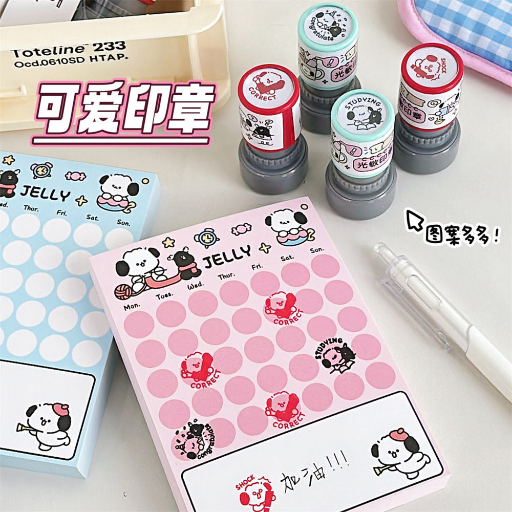 Emotion Stamp Seals Game Characters Funny Expression Stamps - Cute Photosensitive Seals For Teachers & Crafting Game Characters Photoensitive Seal Journaling Stamp