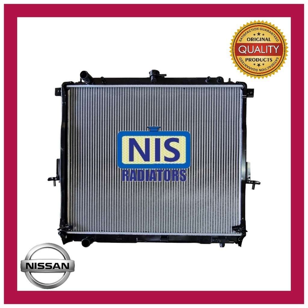Radiator Nissan Navara 2007 - 2015 MT/AT - 3 Row | Shopee Philippines