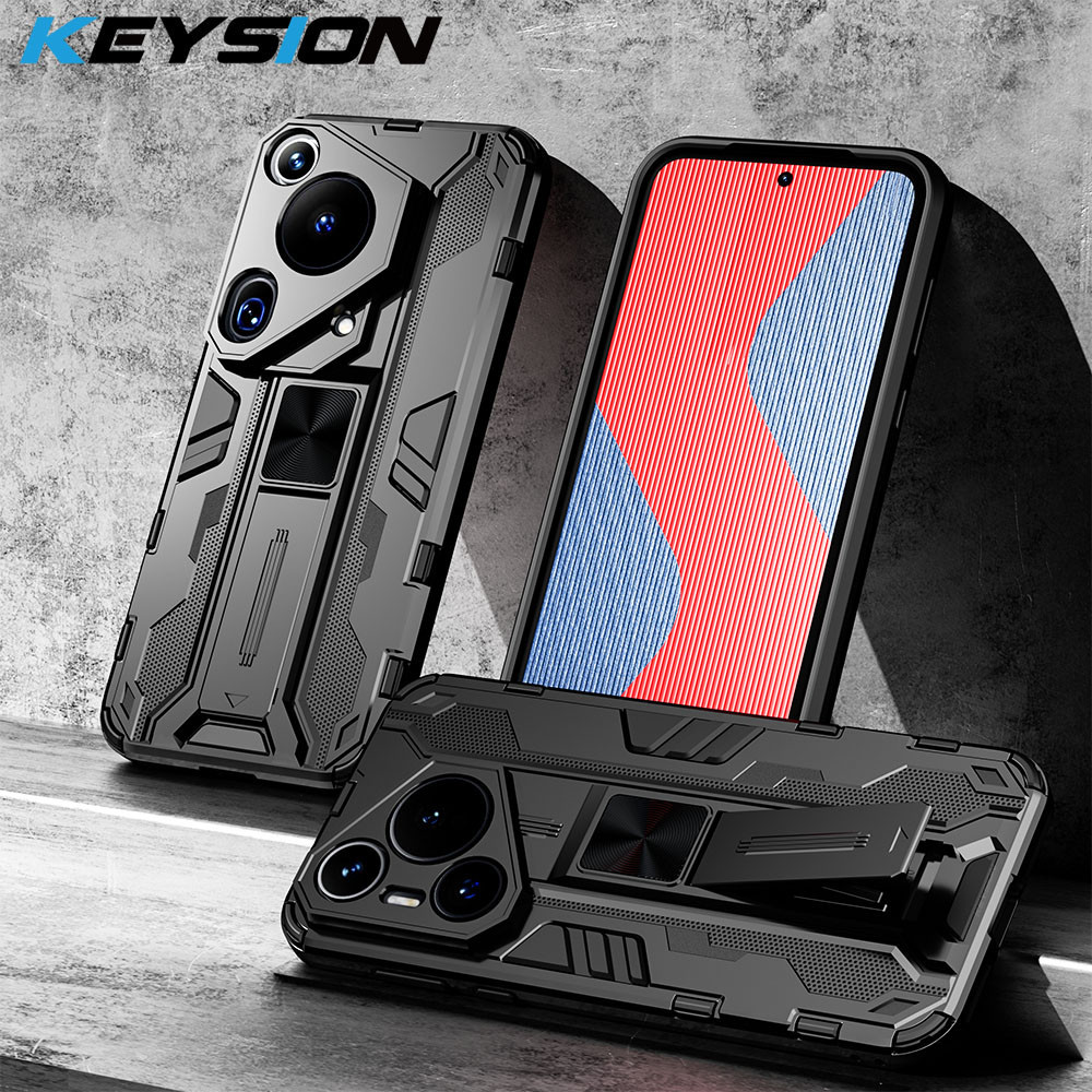 KEYSION Shockproof Armor Case for Huawei Pura 70 Ultra P70 Pro Silicone ...