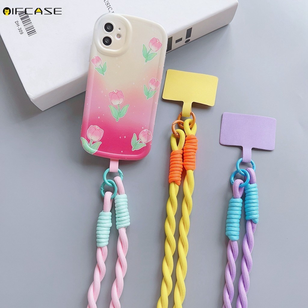 Universal Mobile Phone Long Lanyard Strap keys Hanging Neck Rope ID ...