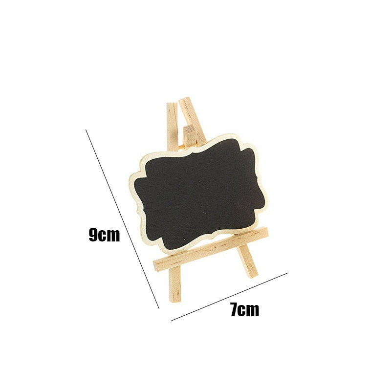 Booluee 4 Pack Hanging Chalkboard Signs, Mini Wooden Blackboard Message Board With Decorative Hollow Border For Wedding Kitchen Party