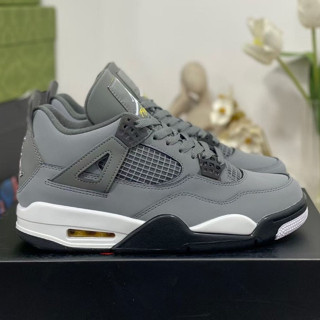 Air Jordan 4 gray cold men and women basketball shoes AJ4 sports shoes ...