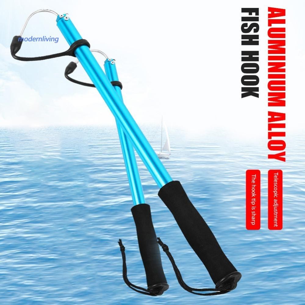 Telescopic Fishing Gaff Retractable Fishing Gaff Hook with Soft EVA