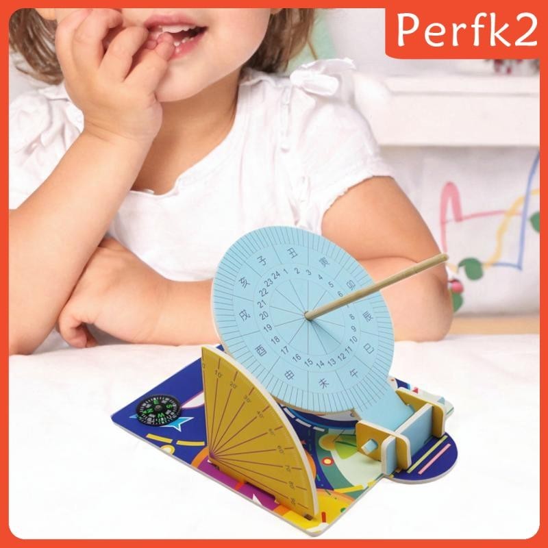 [Perfk2] Clock Scientific Model, 3D Puzzle Sundial Model Toy ...