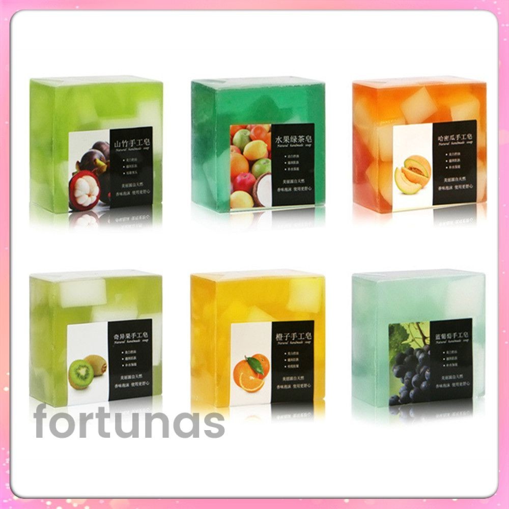 21 Fruit Handmade Soaps Gentle Cleansing Oil Control Essential Oil