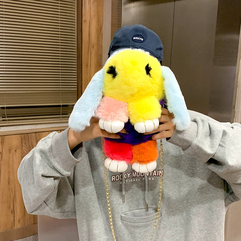 Cartoon Dead Rabbit Bag Crossbody Bag Bunny Bag Cute Bunny Bag Single ...