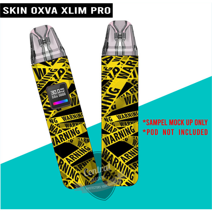 oxva xlim pro sticker Garskin Skin OXVA XLIM pro warp sticker - warning