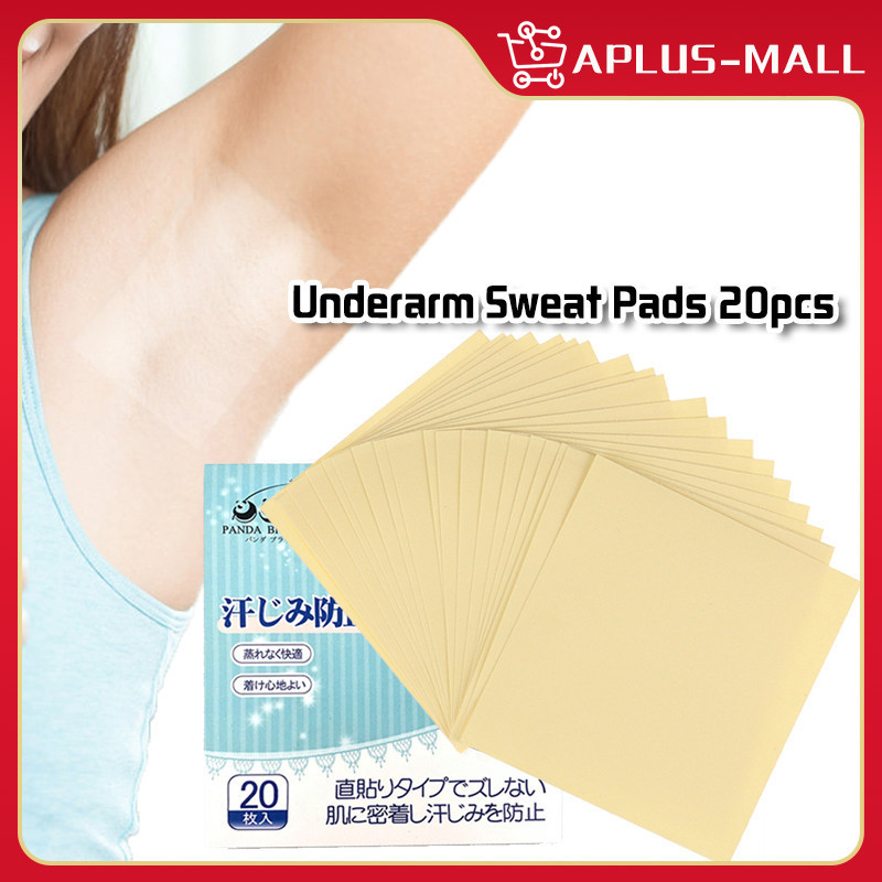 20Pcs Underarm Sweat Pads Armpit Care Perspiration Stickers Deodorant ...